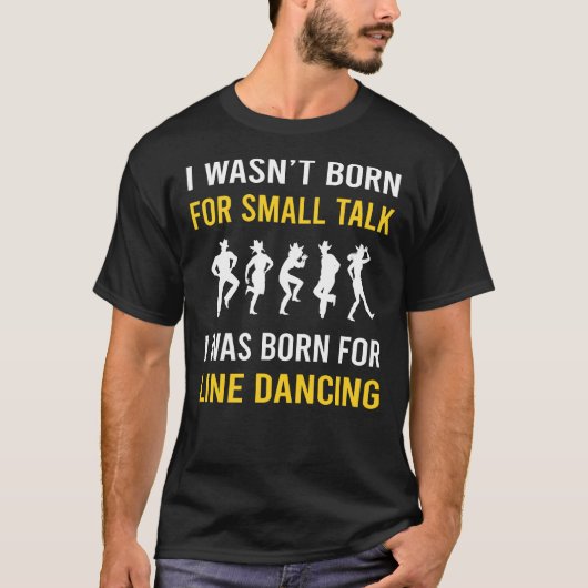 スモールトークライン踊りダンスダンサー Tシャツ (正面)
