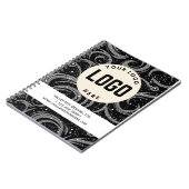 スモールノーパーソナライズされたトカスタムノートブックのビジネスロゴ ノートブック (左側)