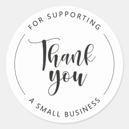 スモールビジネスのお客様に感謝エレガント» ラウンドシール