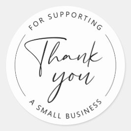 スモールビジネスのお客様に感謝エレガント» ラウンドシール