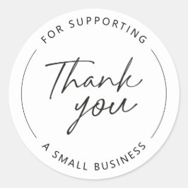 スモールビジネスのお客様に感謝エレガント» ラウンドシール