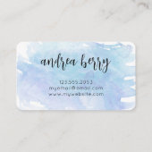 スモールビジネスのお客様に感謝 名刺 (裏面)