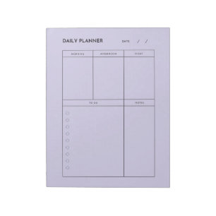 スモールビジネスのオーナーの毎日のプランナー ノートパッド