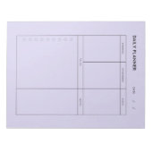 スモールビジネスのオーナーの毎日のプランナー ノートパッド (正面)