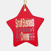 スモールビジネスのオーナーの超常者 セラミックオーナメント (左)