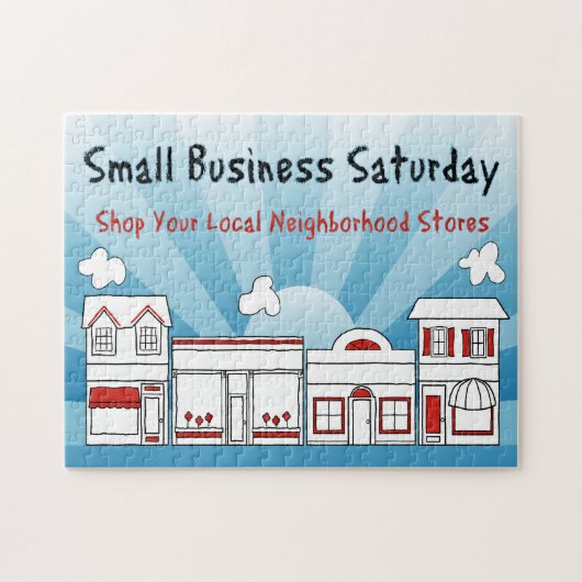 スモールビジネスの土曜日 ジグソーパズル (横)