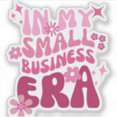 スモールビジネスの時代の僕 Laptop Sticker シール (正面)