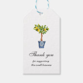 スモールビジネスをサポートしてくれてありがとう ギフトタグ (正面)