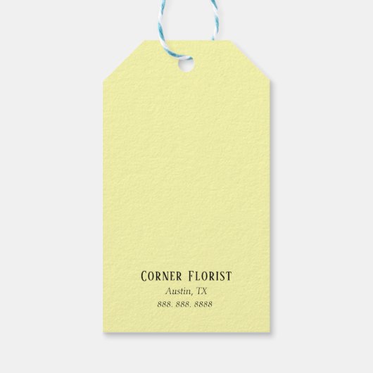 スモールビジネスをサポートしてくれてありがとう ギフトタグ (裏面)