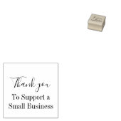 スモールビジネスをサポートしてくれてありがとう ラバースタンプ (押印)