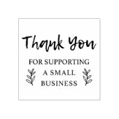 スモールビジネスをサポートしてくれてありがとう ラバースタンプ (インプリント)