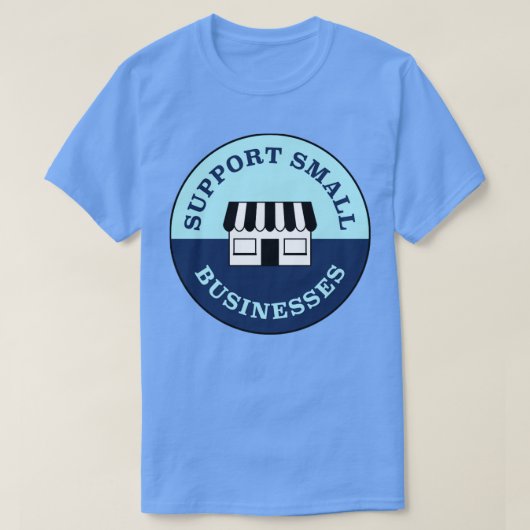 スモールビジネスをサポート Tシャツ (デザイン正面)