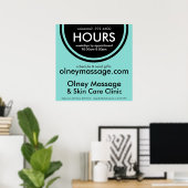 スモールビジネスアワーサイン ポスター (ホームオフィス)