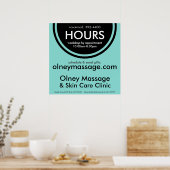 スモールビジネスアワーサイン ポスター (キッチン)