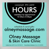 スモールビジネスアワーサイン ポスター (正面)