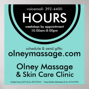 スモールビジネスアワーサイン ポスター