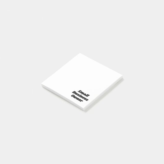 スモールビジネスオーナー付箋 ポストイット (アングル)