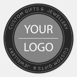 スモールビジネスカスタムのブモダンラックカスタムロゴ ラウンドシール