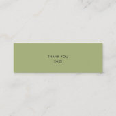 スモールビジネスクリスマスフェスティバルリース スキニー名刺 (裏面)