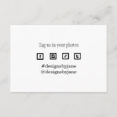 スモールビジネスクーポンありがとうお挿入カード エンクロージャーカード (裏面)