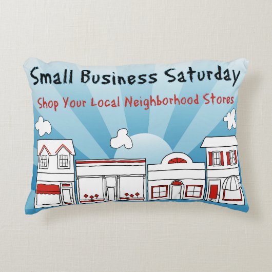 スモールビジネスサタデー アクセントクッション (正面)