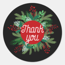 スモールビジネスサンキューホリデーリース赤ピンク