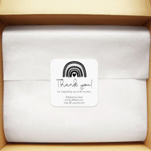 スモールビジネスサンキューモダンレインボーカスタマイズ