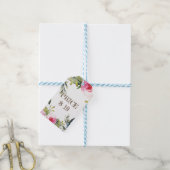 スモールビジネスプライスラベルシックフローラガーリーデザイン ギフトタグ (より糸付き)