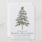 スモールビジネスプロフェッショナルカスタムクラフトクリスマス シーズンカード (正面)