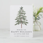 スモールビジネスプロフェッショナルカスタムクラフトクリスマス シーズンカード (スタンド正面)