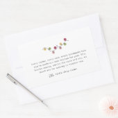 スモールビジネスミニマルモダンリスト 長方形シール (封筒)