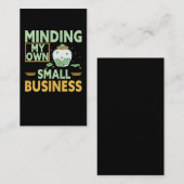 スモールビジネスユーモおもしろいアCEO 名刺 (正面/裏面)