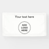 スモールビジネスロゴバナーカスタムテンプレート 横断幕 (横)