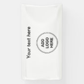 スモールビジネスロゴバナーカスタムテンプレート 横断幕 (縦)