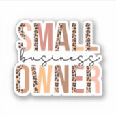 スモールビジネス向けオーナーギフト – Small Business シール (正面)