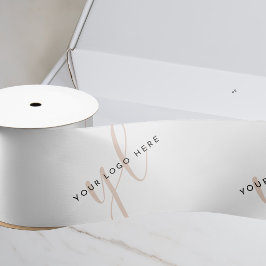 スモールビジネス向けカスタムロゴ印刷ブランド サテンリボン