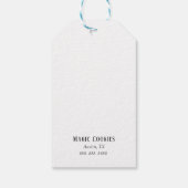 スモールビジネス向けギフトラベル ギフトタグ (裏面)