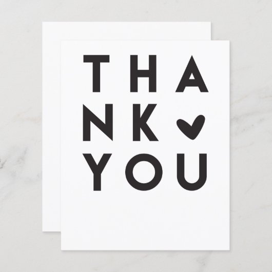 スモールビジネス向けサンキューカードパッケージの挿入 (正面/裏面)