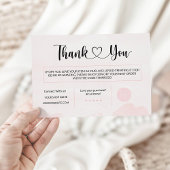 スモールビジネス向けサンキューカード印刷可能 サンキューカード