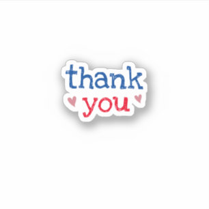 スモールビジネス向けステッカーをありがとう シール