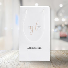 スモールビジネス向けパッケーカスタムジのロゴブランド スモールペーパーバッグ