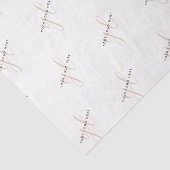 スモールビジネス向けパッケージカスタムロゴ 薄葉紙 (詳細)