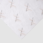 スモールビジネス向けパッケージカスタムロゴ 薄葉紙 (詳細)