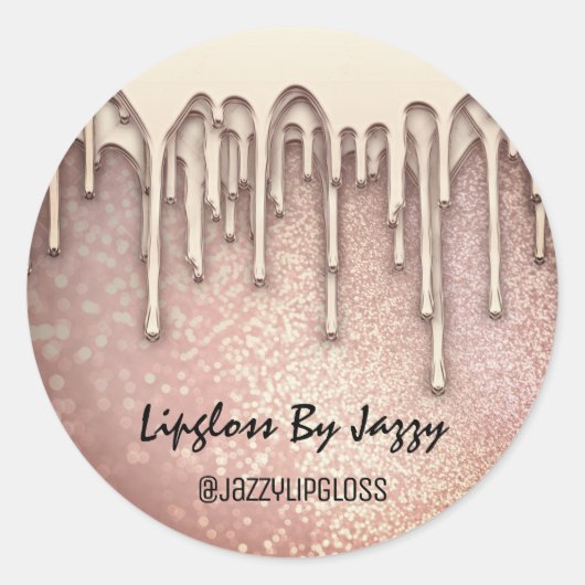 スモールビジネス向けパッケージバラ金ゴールドドライブ ラウンドシール (正面)