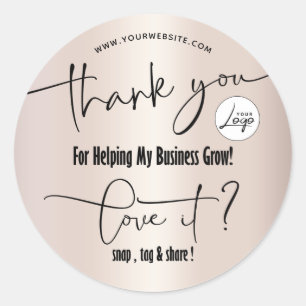 スモールビジネス向けパッケージラベル ラウンドシール