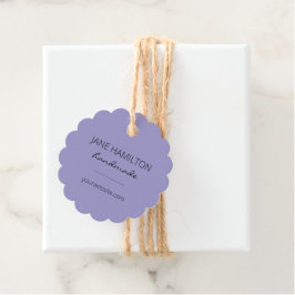 スモールビジネス向け製品パープル包装ラベル フェイバータグ