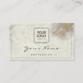 スモールビジネス向けQRロゴ自然バイオオーガニックショップ 名刺 (正面)