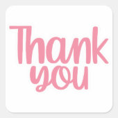 スモールビジネス引用文ステッカー スクエアシール (正面)