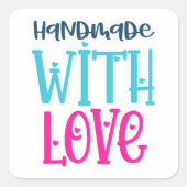 スモールビジネス引用文ステッカー スクエアシール (正面)