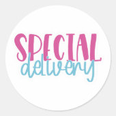 スモールビジネス引用文ステッカー ラウンドシール (正面)